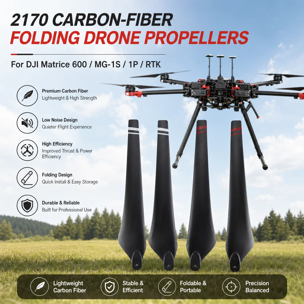 

2170 Carbon-Fiber Propellers Folding Drone Blades For DJI Matrice 600-MG-1S/1P RTK