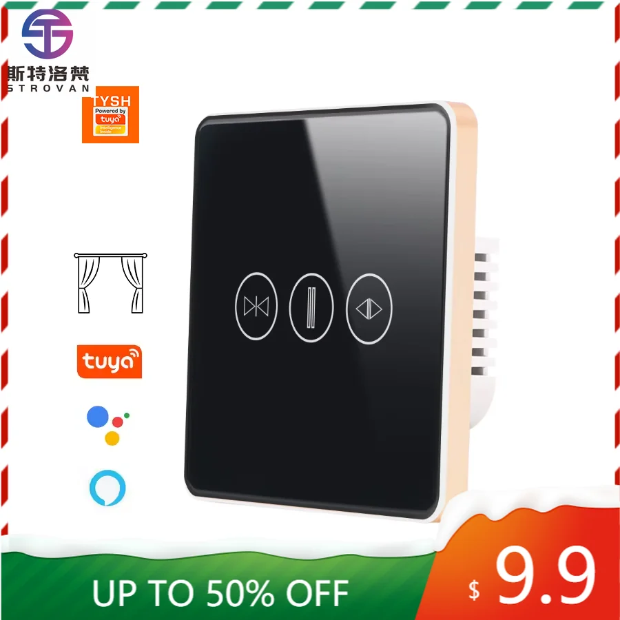 

STLF Smart Life for WiFi Zigbee Curtain Wall Switch US EU Standard App Remote Touch Control Alexa Google Voice Control