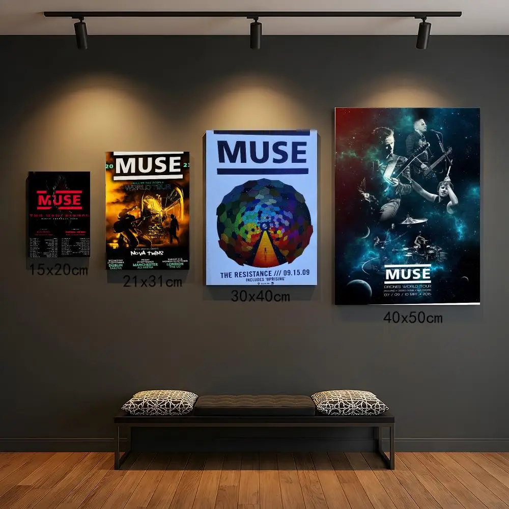 band M-Muse-E Painting Calligraphy Elegant Botanical Decor for Living Room Modern Interior Design