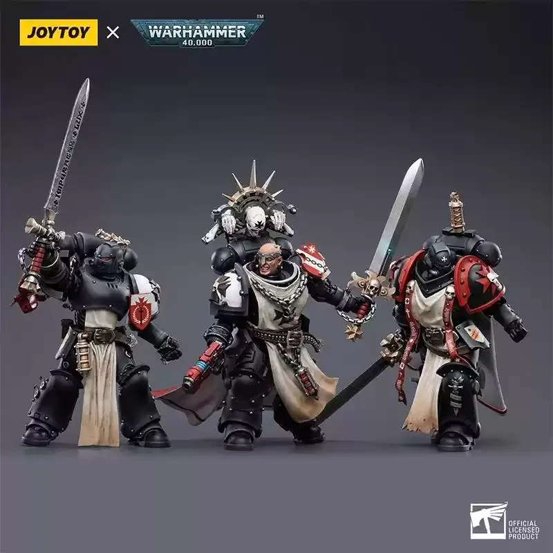 

JOYTOY Dark Source Warhammer 40K Black Templars Emperor's Champion Marshal Sword Brother Brotherhood Action Figure Model