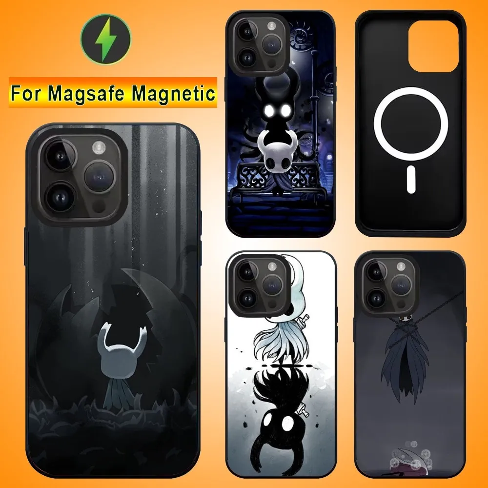 The H-Hollow K-Knight Phone Case For IPhone 15 14 13 Pro Max 11 12 Mini Alex Mirror For Magsafe Wireless Charging Cover