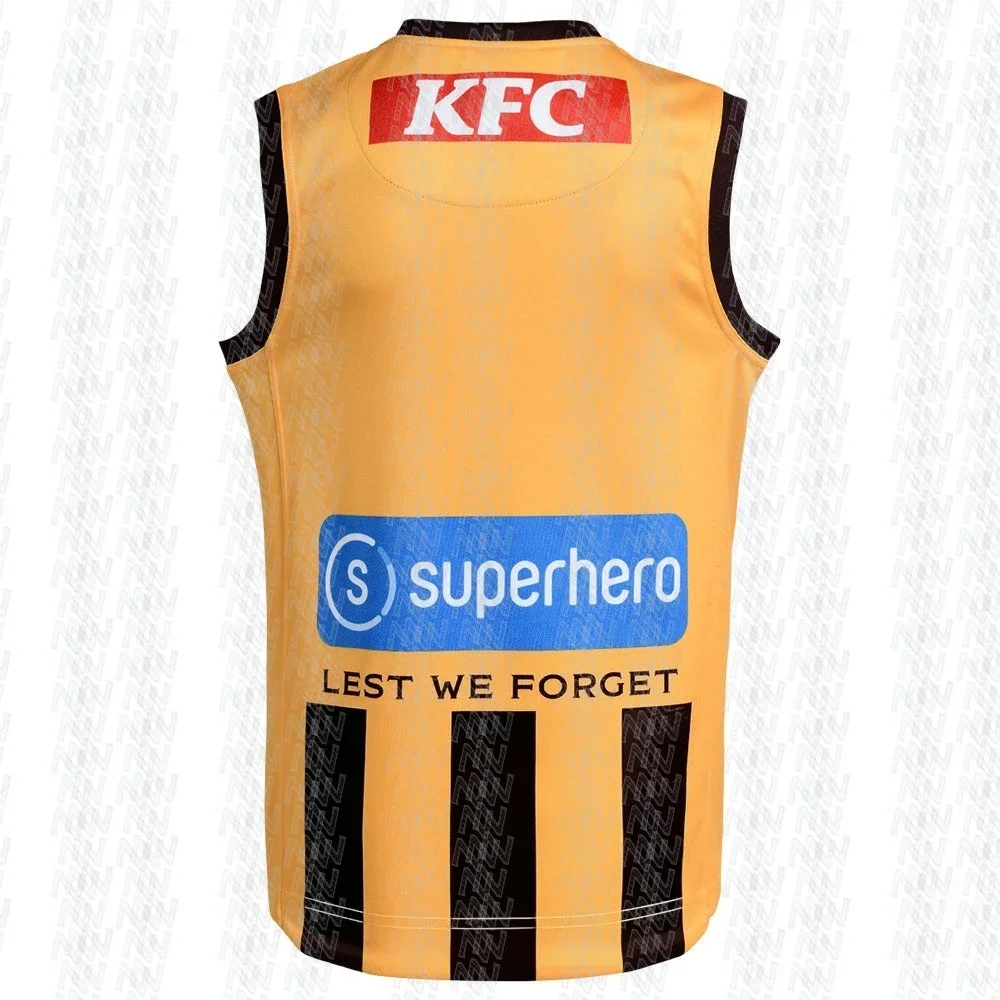 2026 Season Adult Australian Rugby Jerseys, Hawthorne Eagles, Home Training Vest Jerseys, Sports Training, Quick Drying Vest
