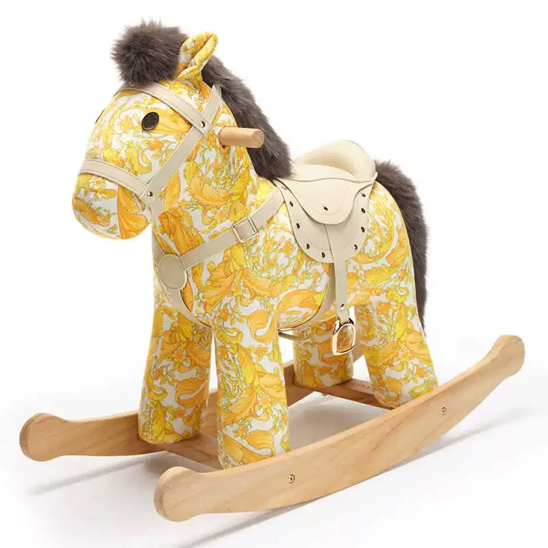 Cadeira de pônei de equitação móvel infantil Casa sala de estar Decoração de casa Balanço confortável