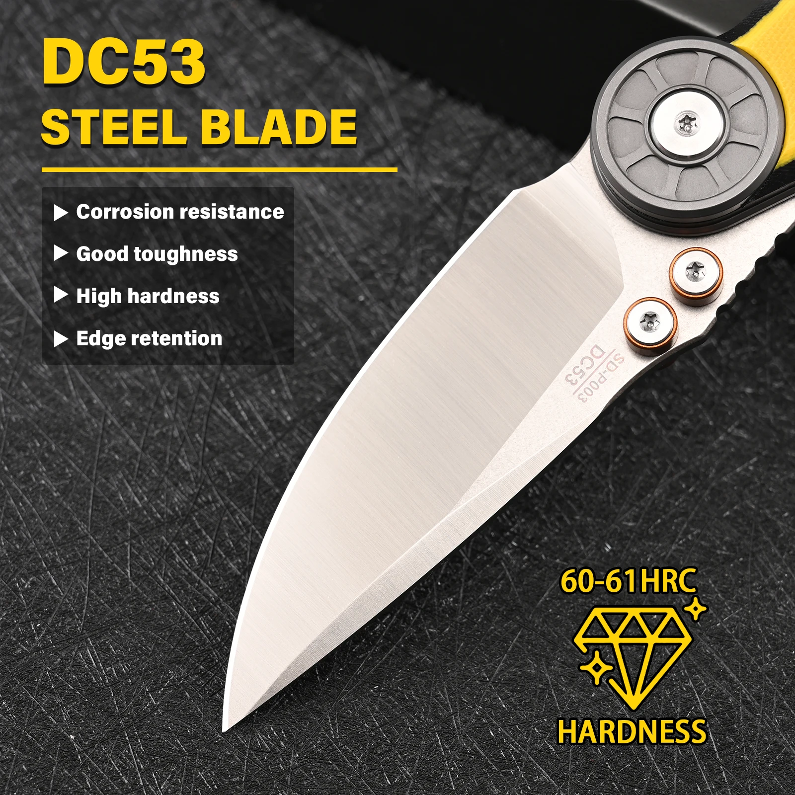 سكين جيب قابل للطي من الفولاذ - مراجعة Edc Everyday Carry Knives وسعره