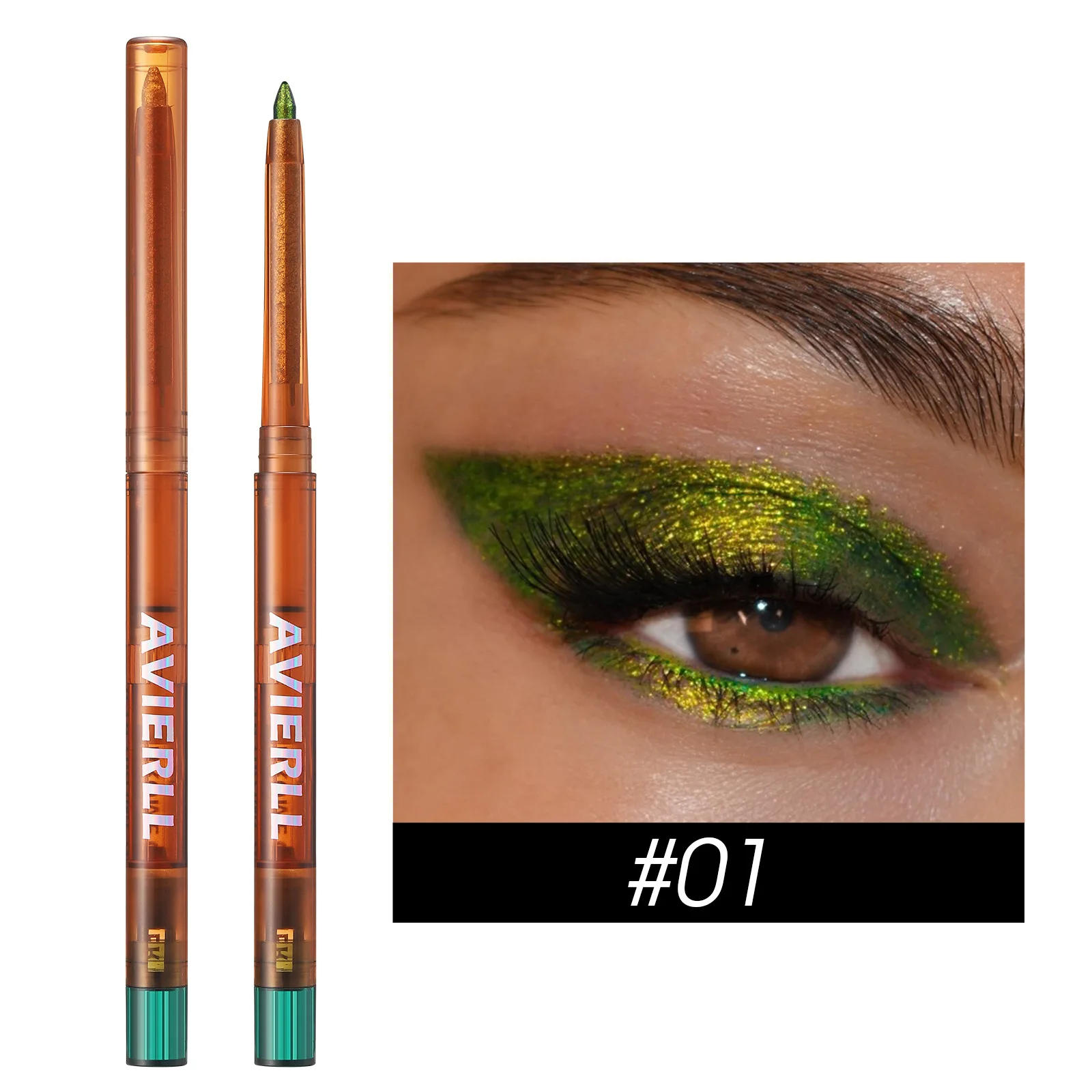 6 Color Chameleon Eyeliner Gel Pencil Set Metallic Eye Liner Waterproof Make Up Shimmering Long Lasting Vagen Eyeshadow