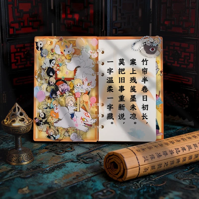 Acrylic, shaky A5 A6 A7 rustling Natsume's Book of Friends loose-leaf,handbook,notebook,friends,creativity,decompression, gifts