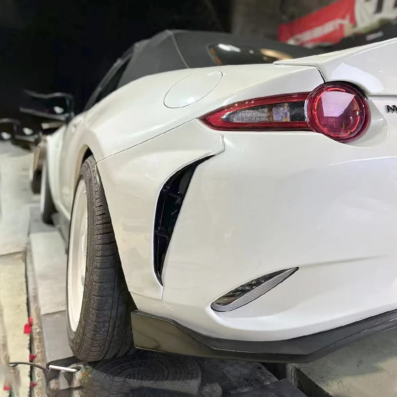 For 2017--2023 Mazda MX5 Miata ND Autoexe Rear Bumper Splitter Diffuser Corner Guard Cover Decorate Tuning Body Kit Accessories view 4