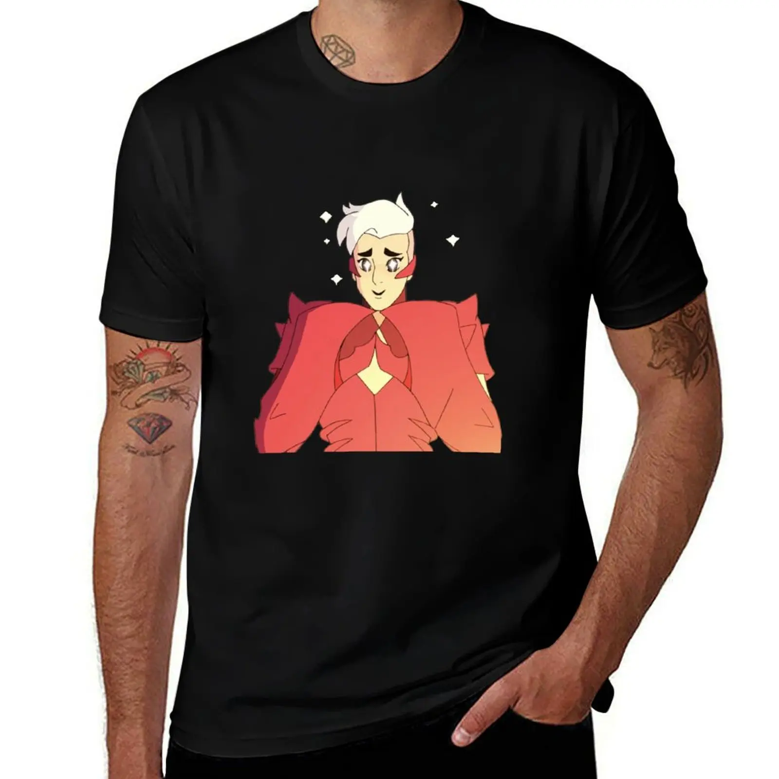 Scorpia uwu T-Shirt plus size tops Blouse cute tops shirts graphic tees plain t shirts men