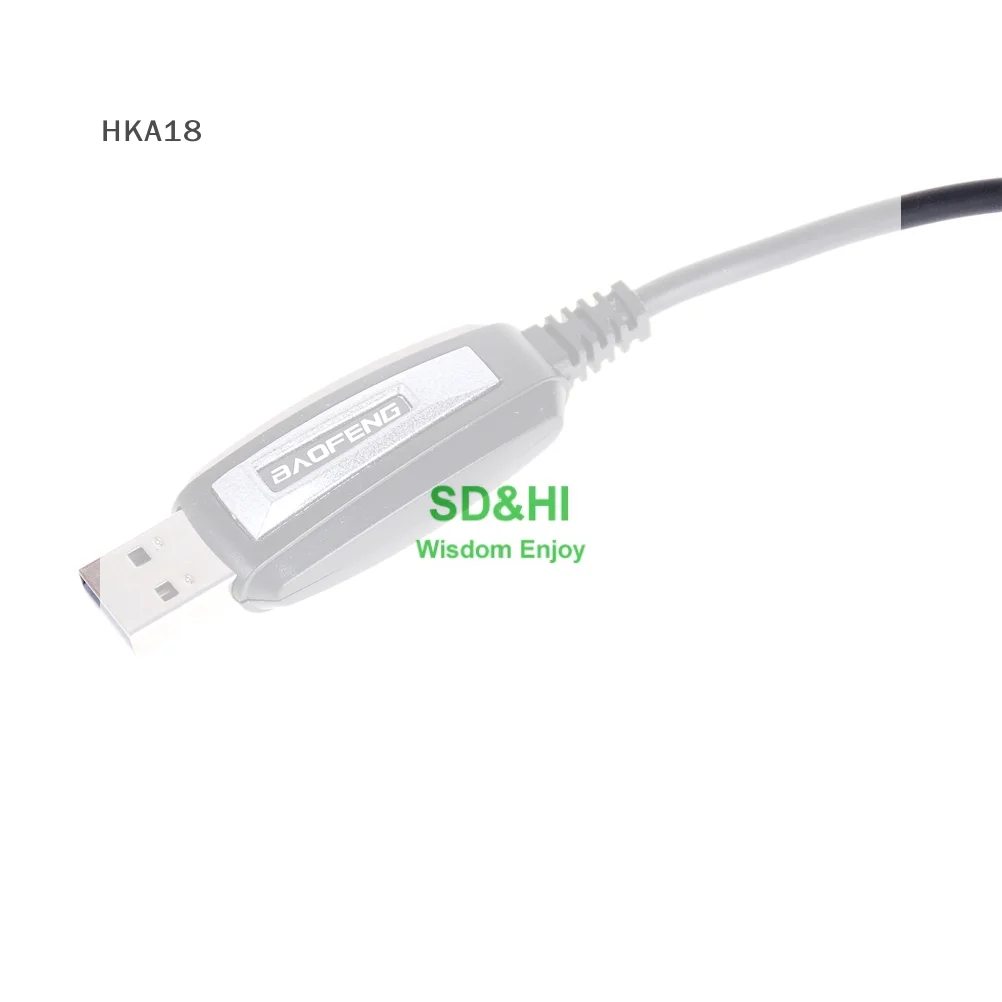 USB 2Pin Programing Cable With Software CD For UV-5R BF-888S Radios 1Set