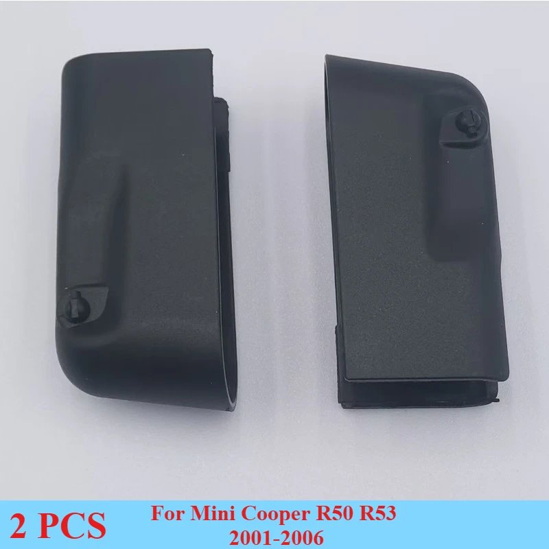 2 pçs limpador de pára-brisas do carro peças acessórios tampa do braço do limpador traseiro para mini cooper r50 r53 2001-2006 acessórios do carro