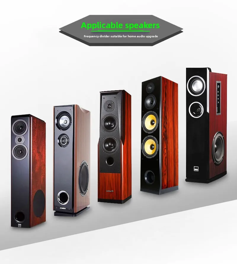 MW Audio 10 Stück 3-Wege-HiFi-Lautsprecher-Frequenzweiche, Frequenzteiler für Regal- und Square-Dance-Audio – Detail 20