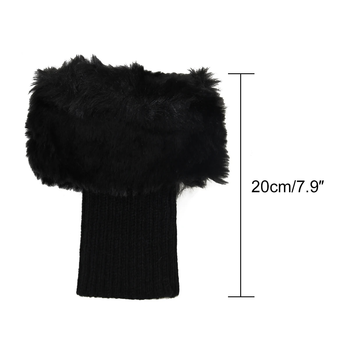 Women's Warm Winter Knitted Fur Cuffs for Boots Warmers Socks Leg Warmers with Shorts Skirts Skinny Jeans and More