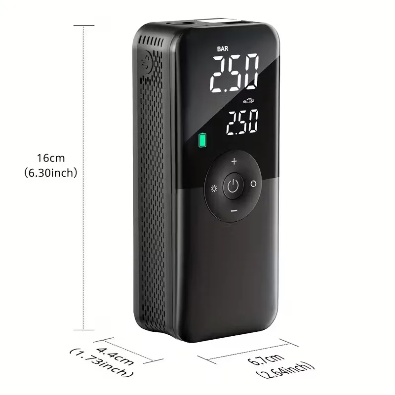 Portable Air Pump Tire Inflator Rechargeable Electric Car Motocycle Pump Bicycle Balls Car Tire Inflator