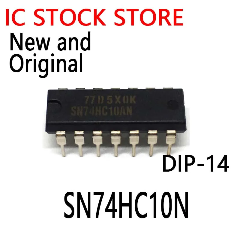 5PCS New and Original  DIP-14 74HC10 HD74HC10P SN74HC10N