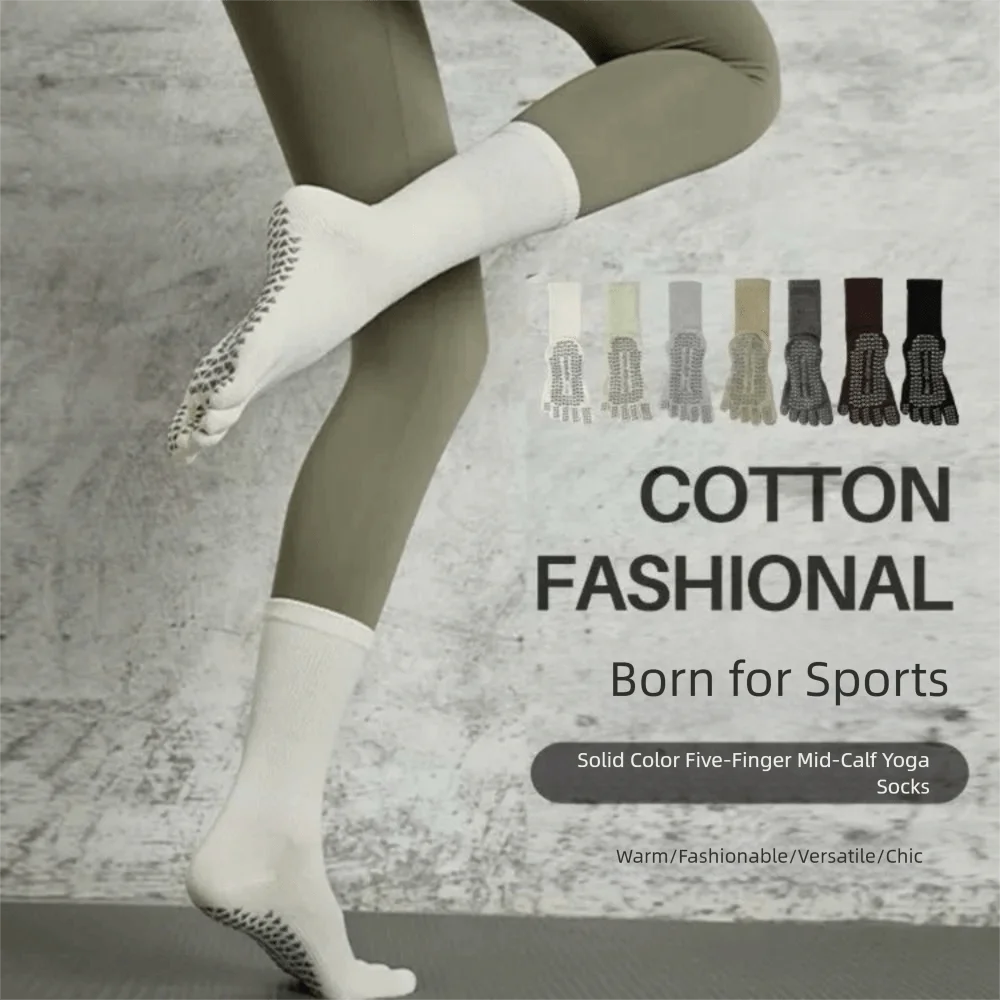 

With Separate Fingers Five Finger Socks Short Tube Thin Low Cut Ankle Sports Socks Anti Friction Sweat-absorbing