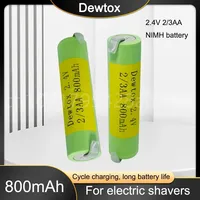 2/3AA 800mAh 2.4V NI-MH Applicable To FEKO Shaver HS9216 308 Large Capacity NIMH Rechargeable Battery