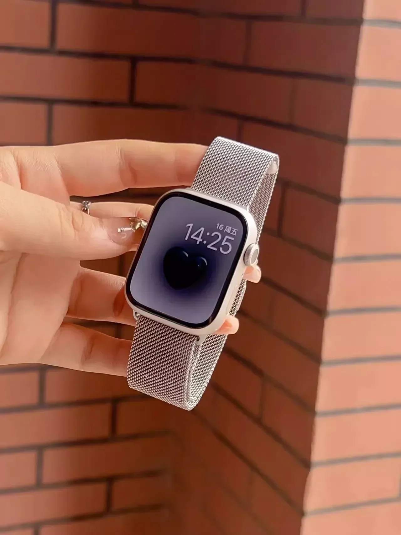 الأصلي 1:1 Milanese حزام ل أبل الترا 2 49 46 مللي متر 42 مللي متر 44 مللي متر 38 مللي متر-40 مللي متر 45 مللي متر 41 مللي متر سوار سلسلة 10 9 6 5 SE 7 8 حزام