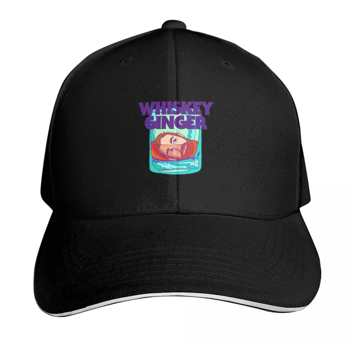 Boné Trucker com Design Engraçado de Desenho Animado do Andrew Santino, Boné de Beisebol com Tema de Whisky e Gengibre, Novo, Boné Casual, Boné de Praia Feminino, Moda Masculina