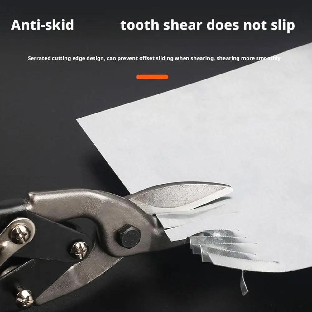 NEUE Multifunktionale Eisen Blatt Schere Luftfahrt Zinn Snips Heavy Duty Chrom Vanadium Stahl Metall Cutter Schere Für Schneiden Blatt – Detail 11