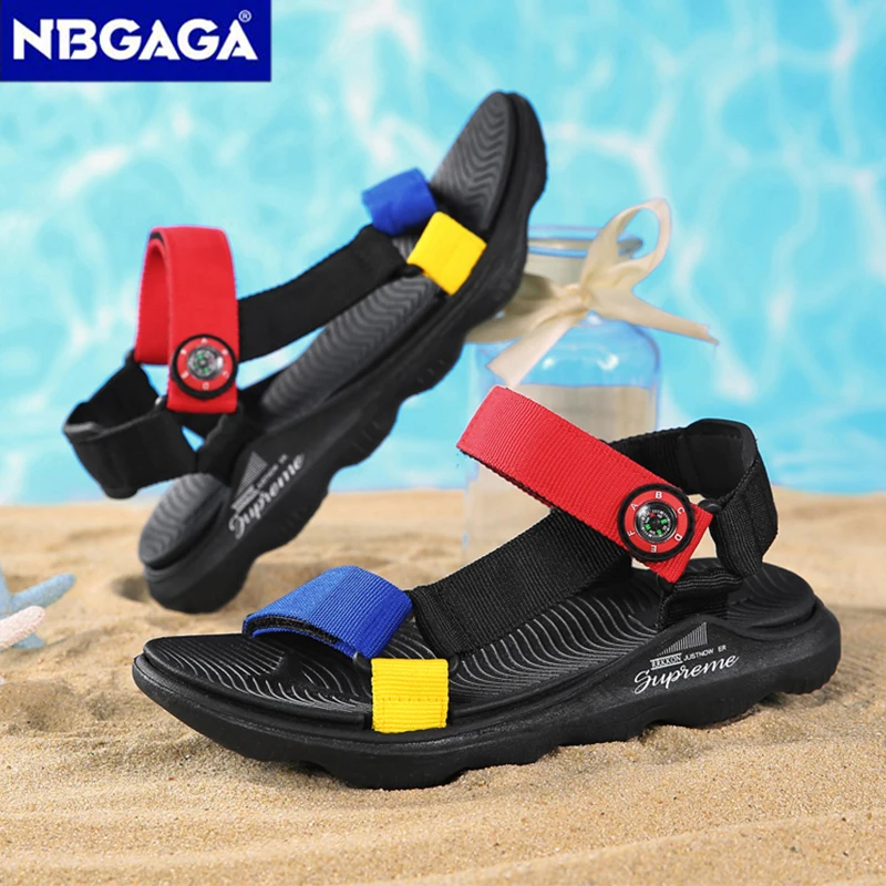 

5Color Breathable Children's Sandals Summer Boys Light Non-slip Beach Shoes Fashion Girls Open Toed Leisure Flat Sandals
