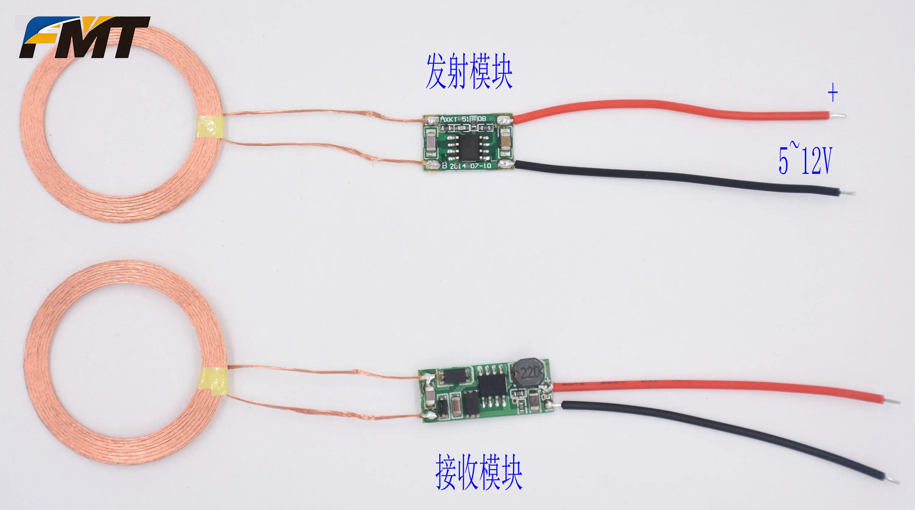

Модуль беспроводной зарядки FMT-FMT-5PCS 5V1A с высоким током и одним чипом, решение на базе чипа XKT-510, XKT510-01