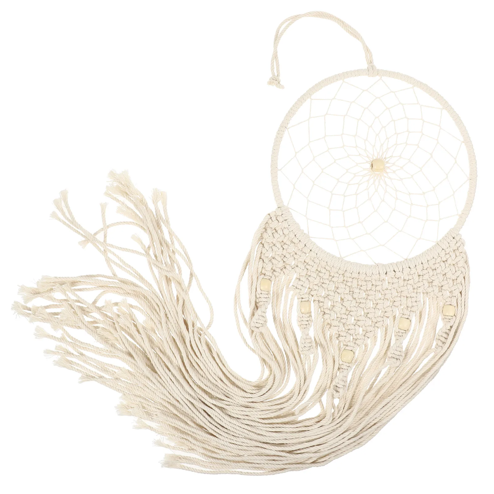 

Creative Hand-Made Dreamcatcher Pendant Tassel Tapestry Hanging Decor for Bedroom Living Room Wall Background Woven Dreamcatcher