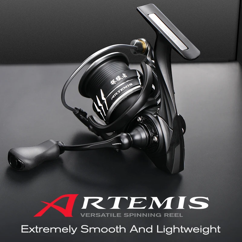 TSURINOYA 154g Spinning Reel ARTEMIS 800 1500S 2500SH 3000SH 5.2:1/6.2:1 Long Casting Shallow Spool Fishing Reel Pesca Wheel