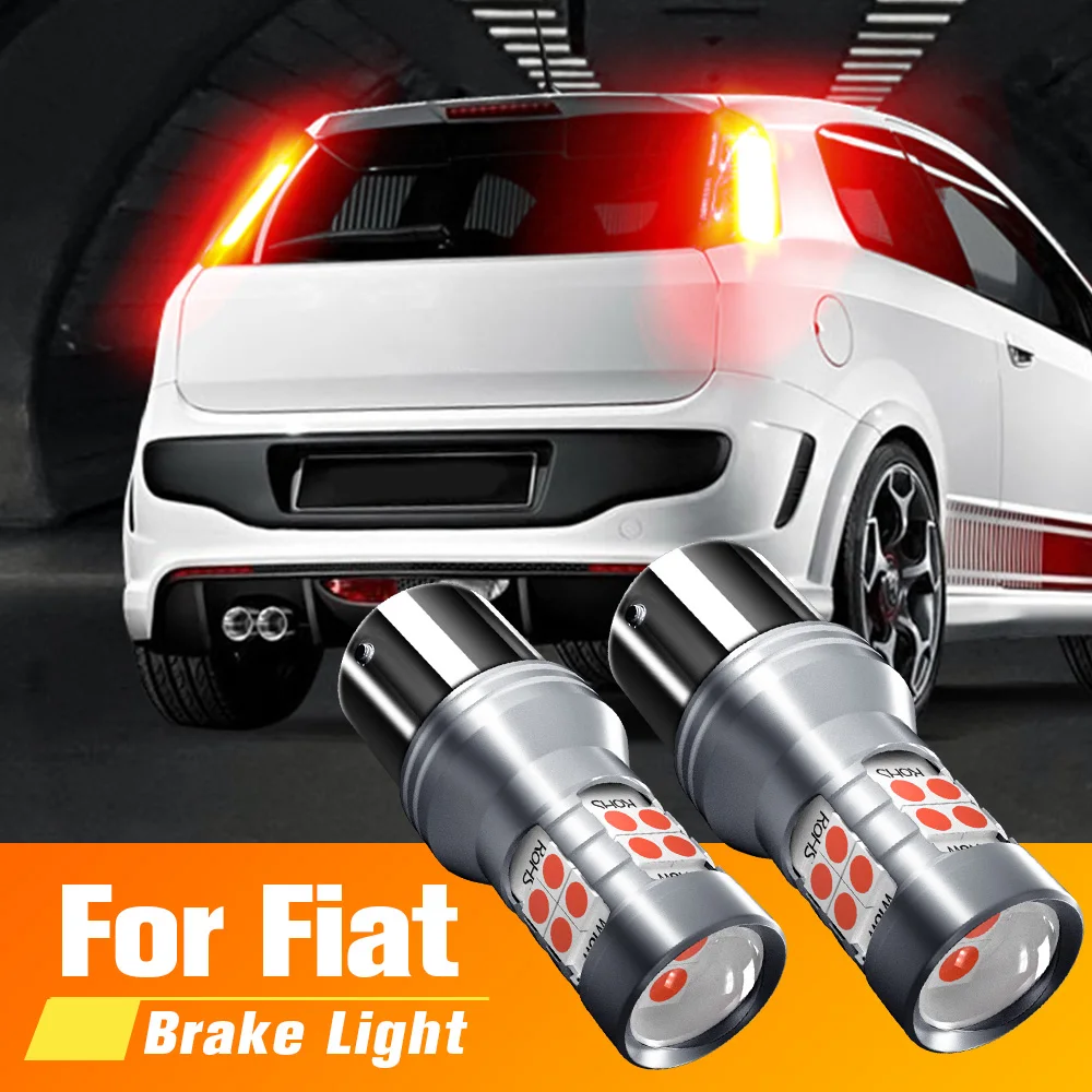 

2pcs LED Brake Light Blub Lamp P21/5W 1157 BAY15D Canbus For Fiat 500L Bravo 2 Croma Ducato Grande Punto Idea Panda Punto Sedici