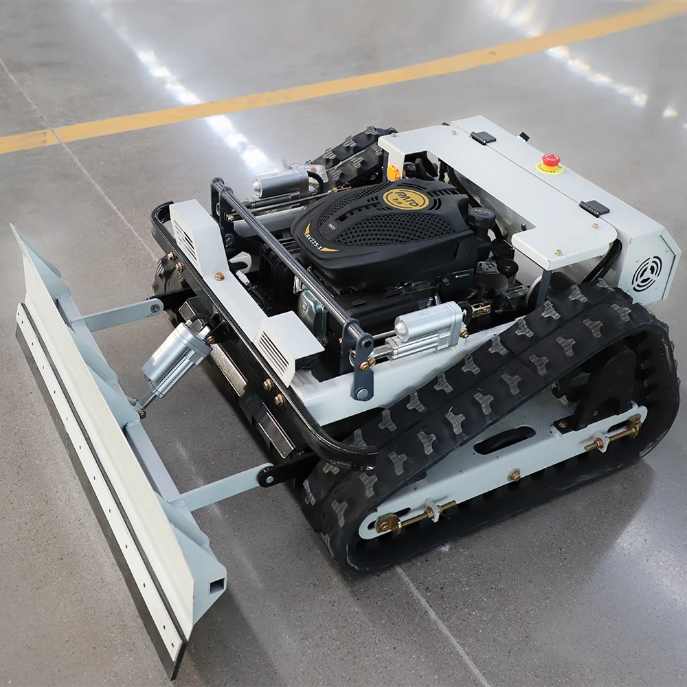 16HP L جزازة محرك الديزل روبوت صغير قاطع غاز عرض القطع 800 مللي متر/1000 مللي متر/1200 مللي متر التحكم عن بعد الزاحف جزازة العشب