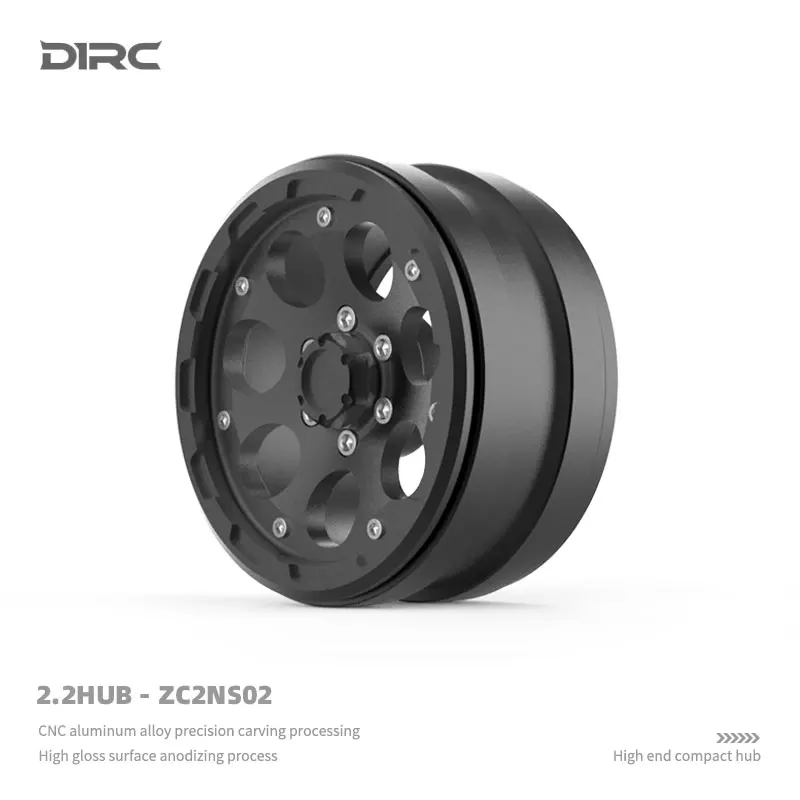 

D1RC Icebreaker 2.2 Inch Weight 60g Metal Climbing Car Simulation Wheel Hub TRX4 SCX10 Third Generation