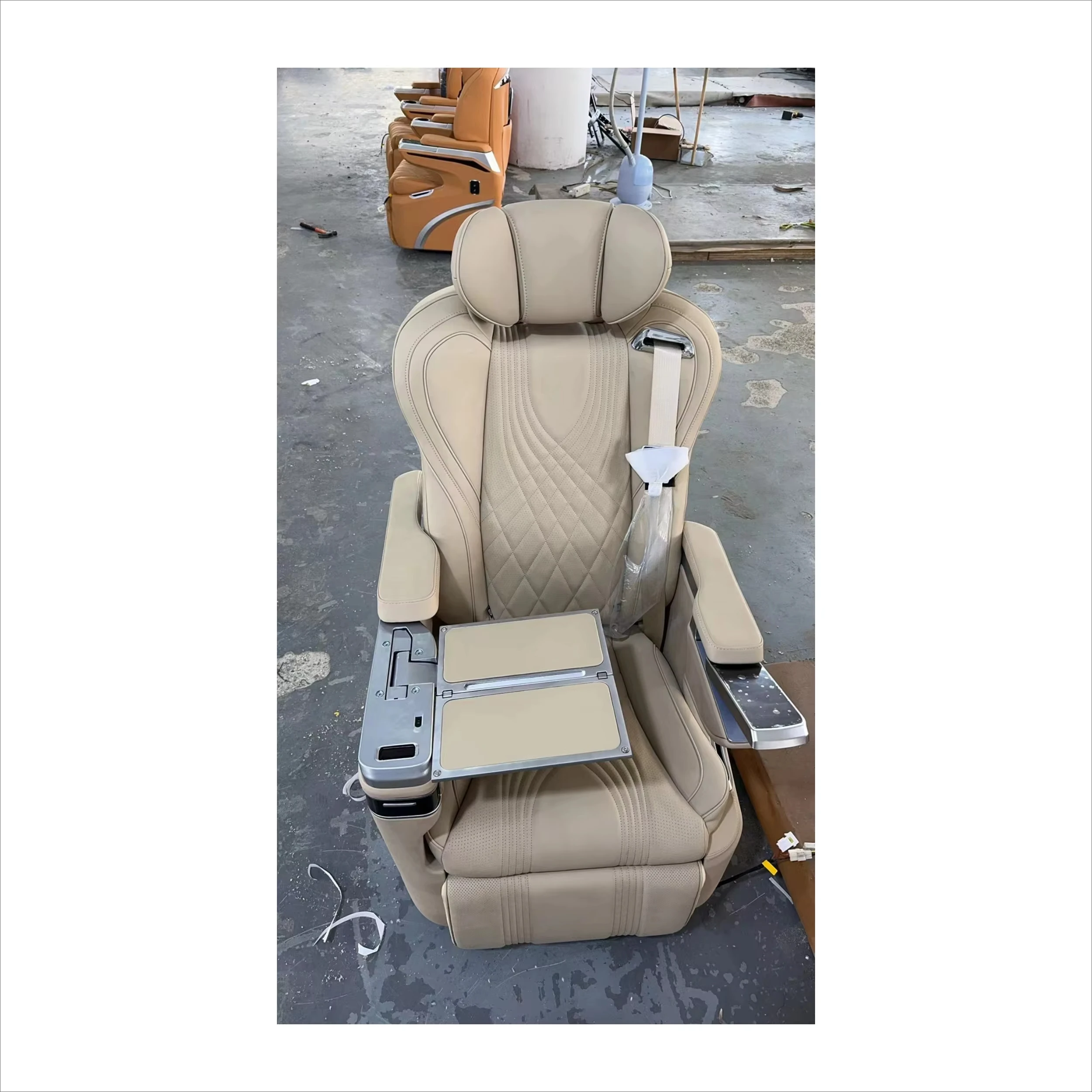 Luxury high-end electric seat with tray heating massage ventilation rotating car seat upgrade