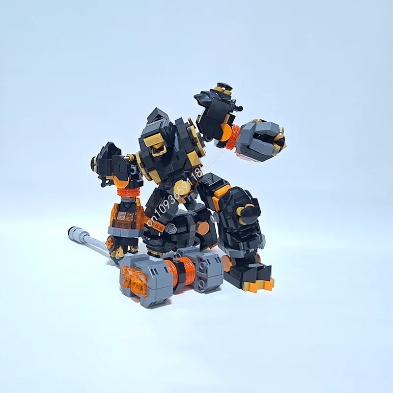995 قطعة MOC كول S في نهاية المطاف عنصري الأرض الميكانيكية النينجيا نموذج اللبنات لتقوم بها بنفسك فكرة التعليم الطوب هدية الكريسماس لعبة أطفال