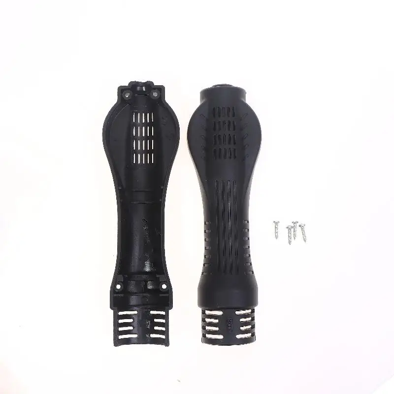 For 858D 8586 868 898 Heat Gun Hot Air Desoldering Gun Handle Shell Replacement Parts Black Color  (with fixing screws)