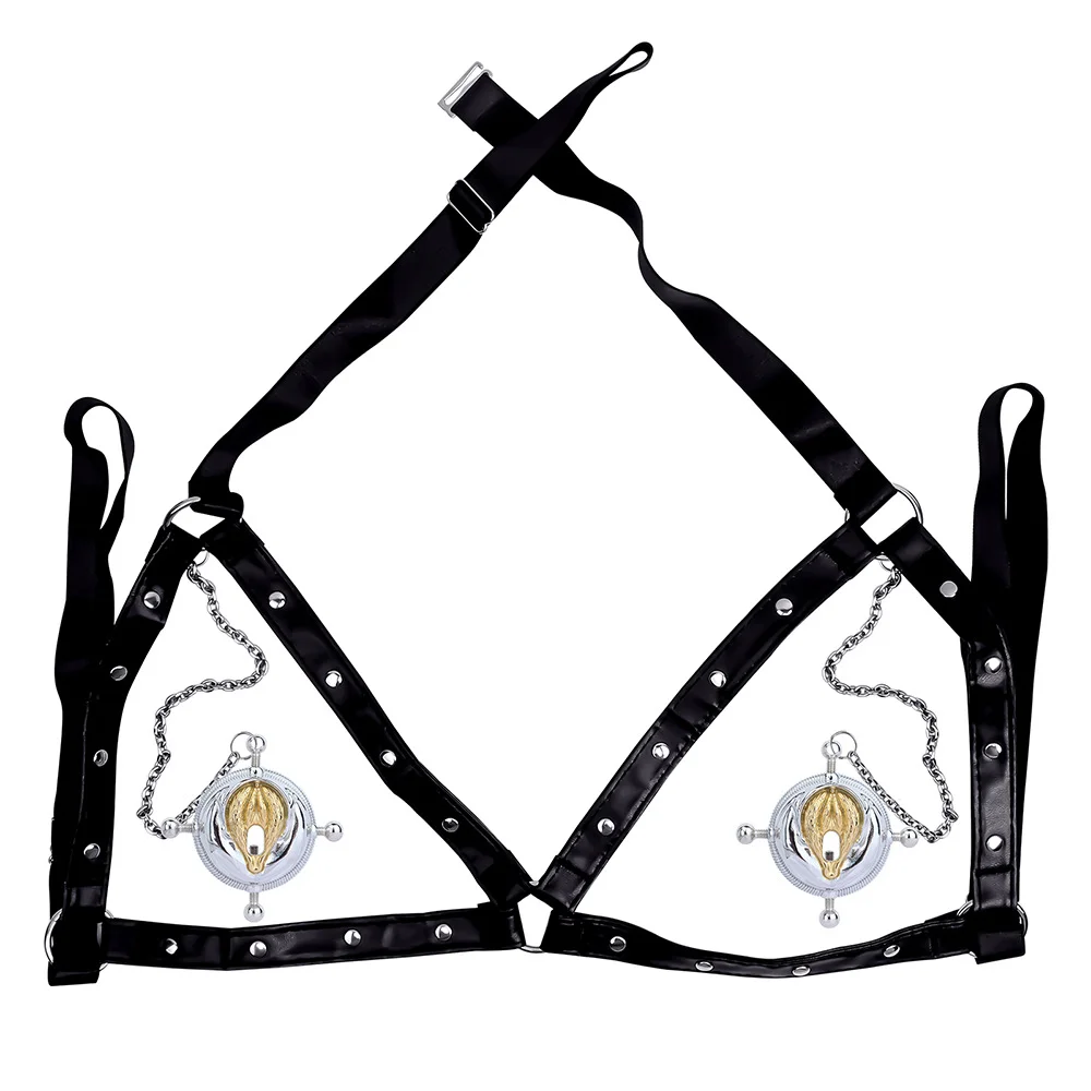 QK-C8175 chest fun 304 stainless steel metal chest fun wearable device breast stimulation punishment breast clip fun