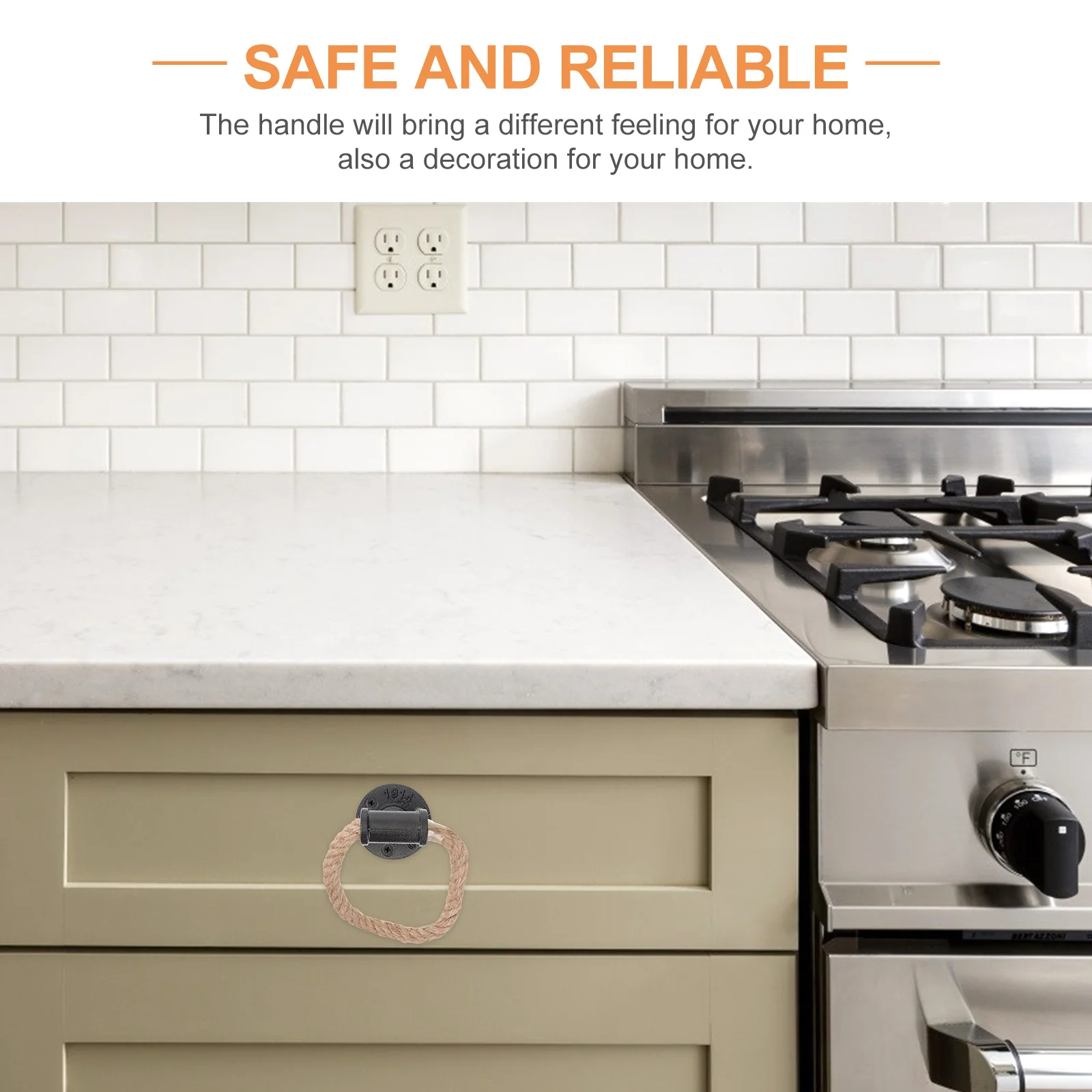 2 قطعة حبل القنب الرجعية مقابض سحب الباب الحديد الأسود التعميم خزانة لخزانة ملابس بأدراج خزانة استبدال الأثاث #2