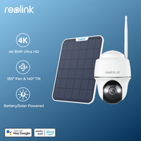 reolink First 4K Wireless Pan & Tilt Security Cameras 5/2.4 GHz Wi-Fi 8MP Outdoor Solar Battery Powered IP Camera