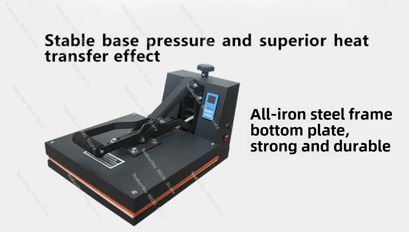 Clothing T-shirt printing machine 38 * 38 heat transfer flat plate embossing machine directly from the manufacturer