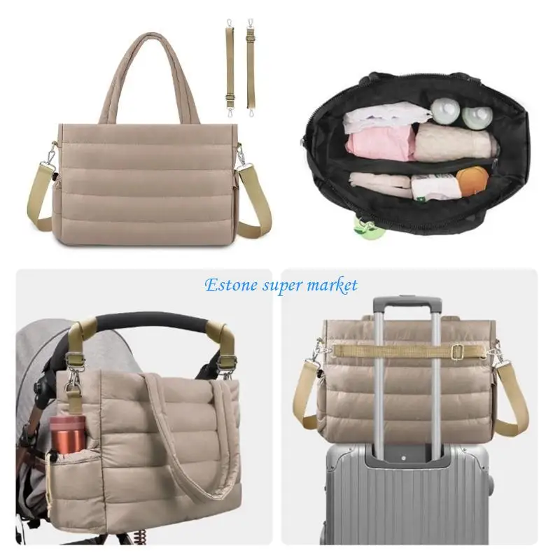 090B Convenient Foldable Baby Diaper Bag Organiser Case with Ample Storage Space