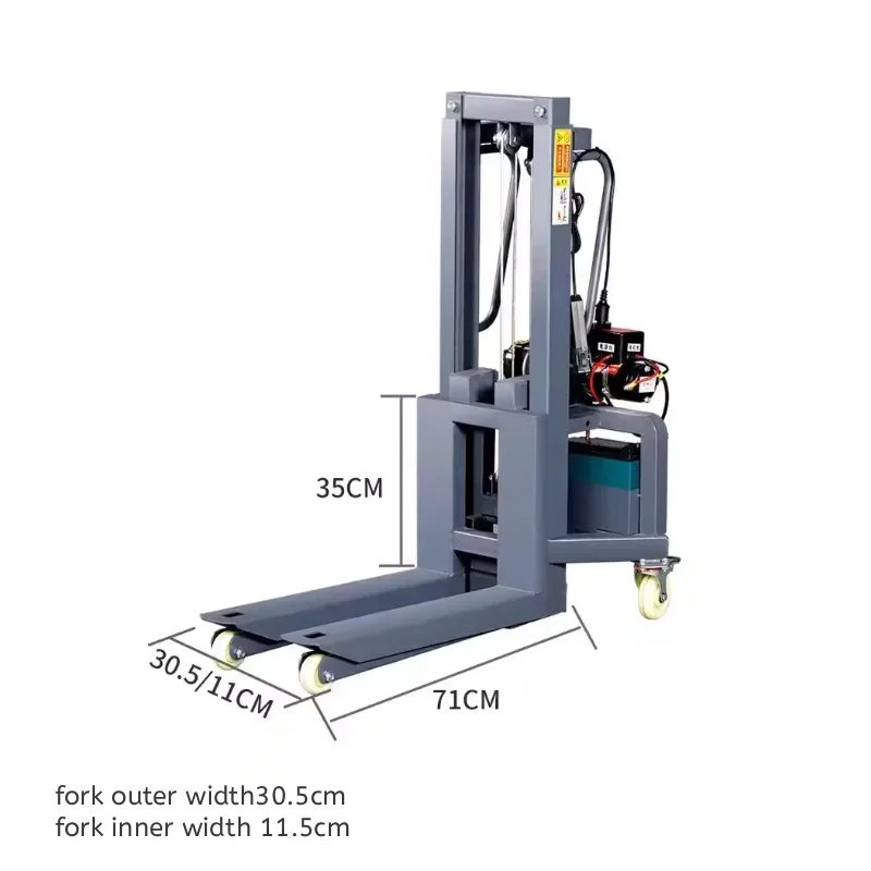 Portable Forklift 300kg Load Capacity 1.6m Lifting Height Stage Light Box Audio Box Loader Lab Handling Equipment