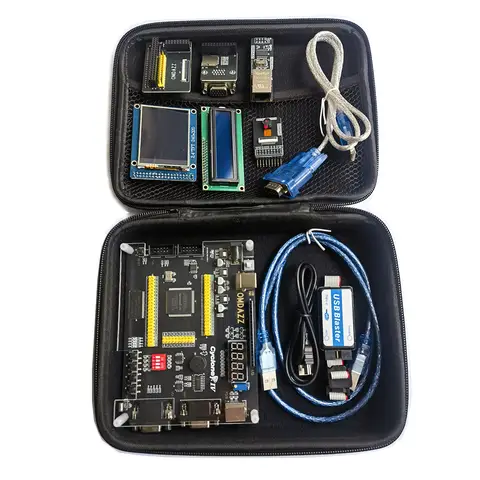 EP4CE6/EP4CE10 FPGA Development Board Kit with USB Blaster Programmer LCD VGA Ethernet Camera Modules & Carry Case