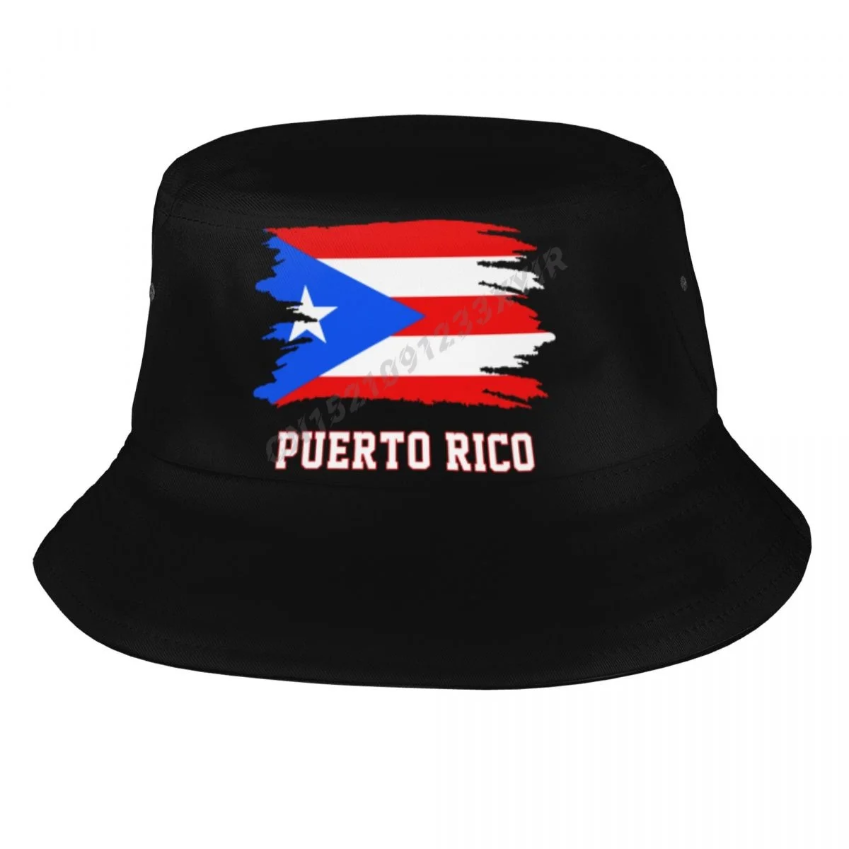 Bucket Hats Puerto Rico Flag Puerto Ricans Cool Fans Sun Shade Cool Outdoor Summer Fisherman Caps Fishing Hat