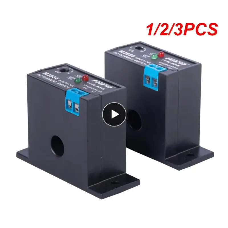 1/2/3PCS Current Detection Switch Induction Relay Adjustable Current 0.3A 240VAC/DC Self-Powered Sensing Switch Normally