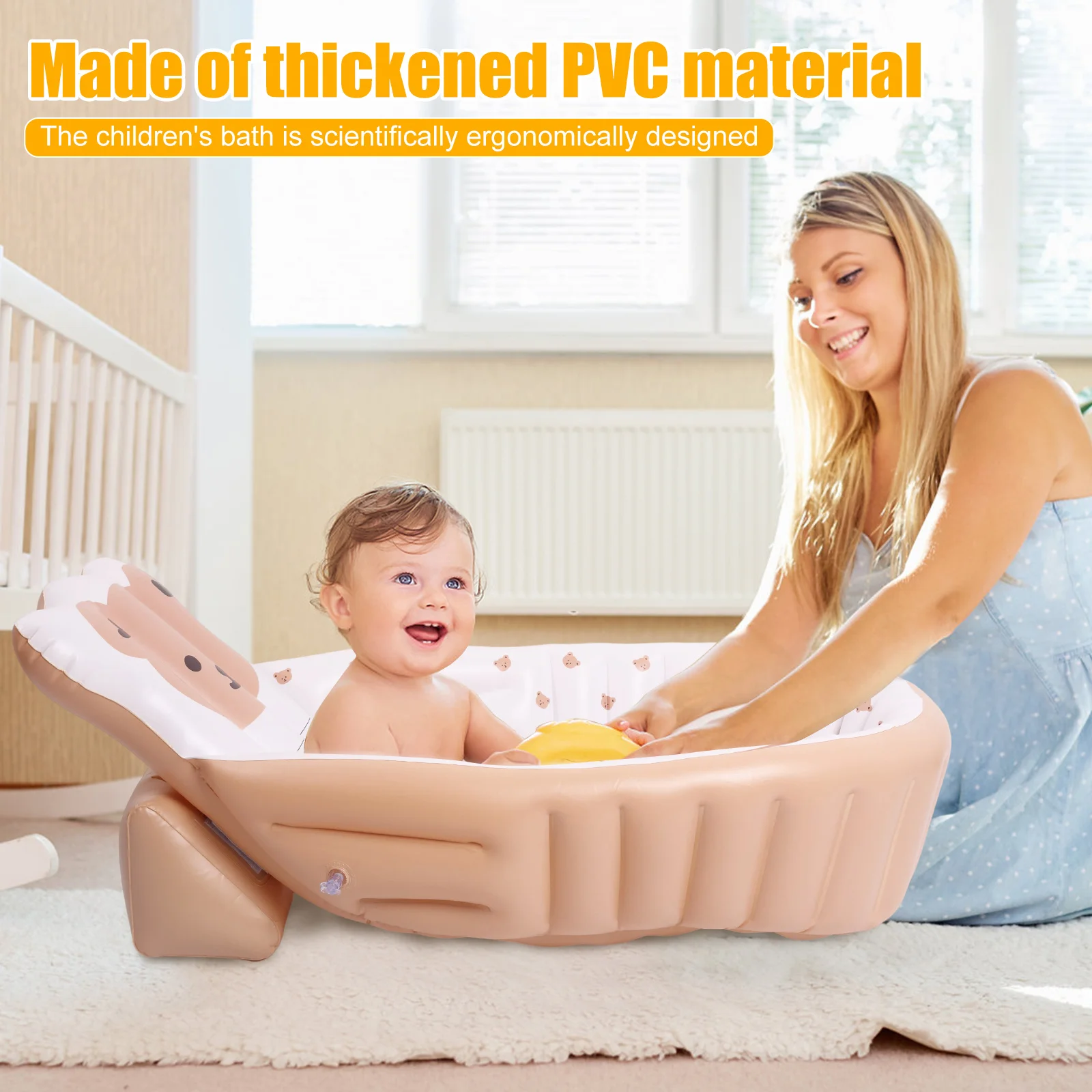 PVC Inflatable Baby Bathtub Po - Baby Bath Tub Foldable 리뷰 및 가격