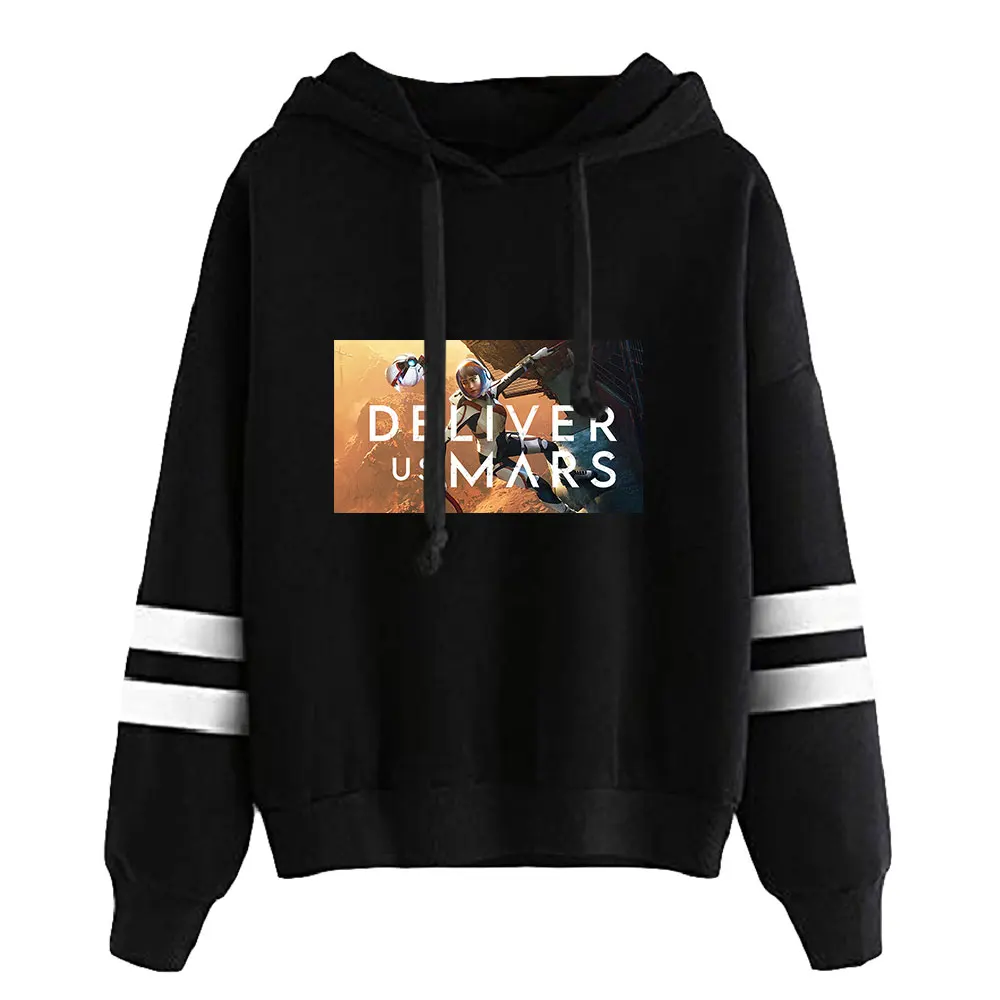 

Deliver Us Mars New Game Hoodie Unisex Pocketless Parallel Bars Sleeve Streetwear Women Men Sweatshirt Fashion Clothes