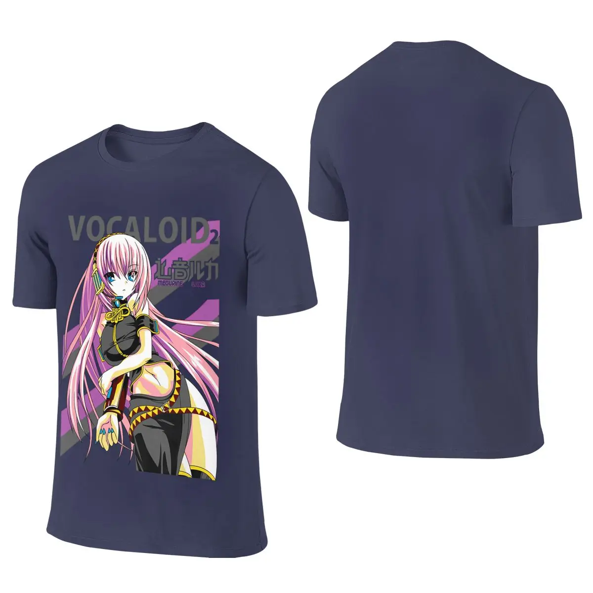 Luka Vocaloid Delicate Reversible T-shirt High-End Minimalism   Tee