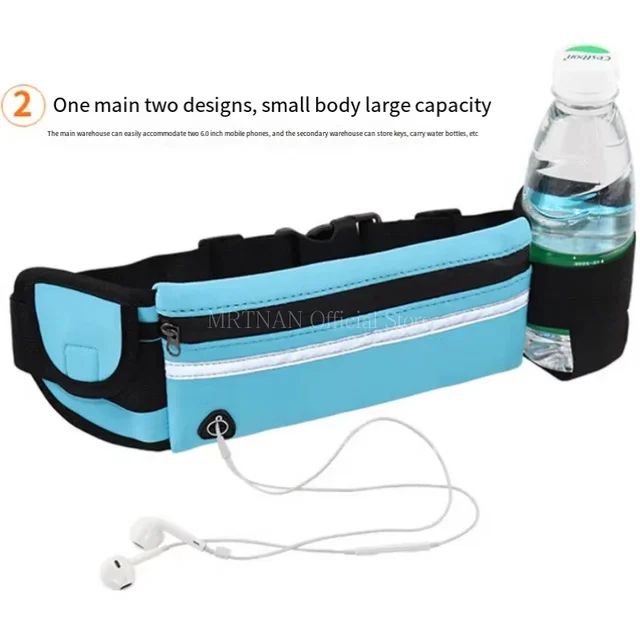 1pc Running Bag Women Waist bag Belt bag Men Sports Fanny Pack Mobile Phone Bag Gym Running Cell Phone Jogging Run Cycling Bag 6 Running Waist Belt Bag with Phone Pocket, Sports Fanny Pack – view 6