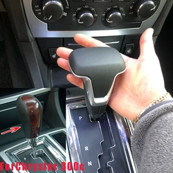Shift knob Automatic Gearbox Handles Gear Shift Knob Lever Stick Head  for Chrysler 300C Genuine Leather Handball