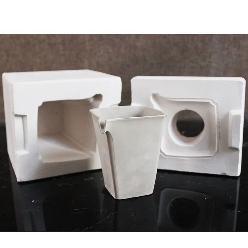 

Fair cup tea set gypsum pottery mold, grouting mold, square cup