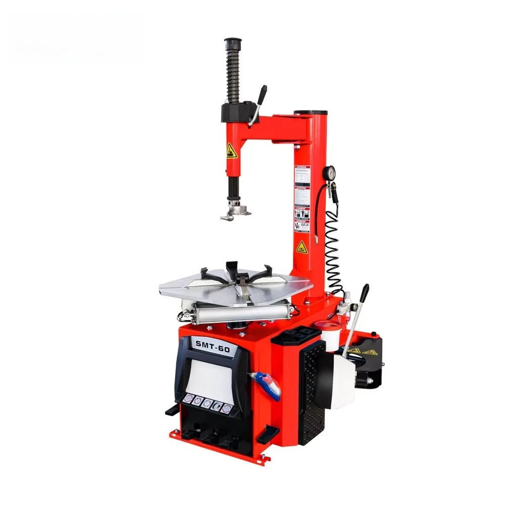 Full Set of Car Lift 4 Post Car Lift Tire Removing Machine 3d Wheel Alignment Tire Changer Machine Wheel Balancer Combo