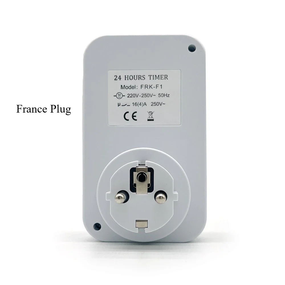 Germany or France Plug Mechanical Timer Socket 24-Hour Cycle Automatic Switch Electrical Outlet Support 16A 3680W High-Power image 4